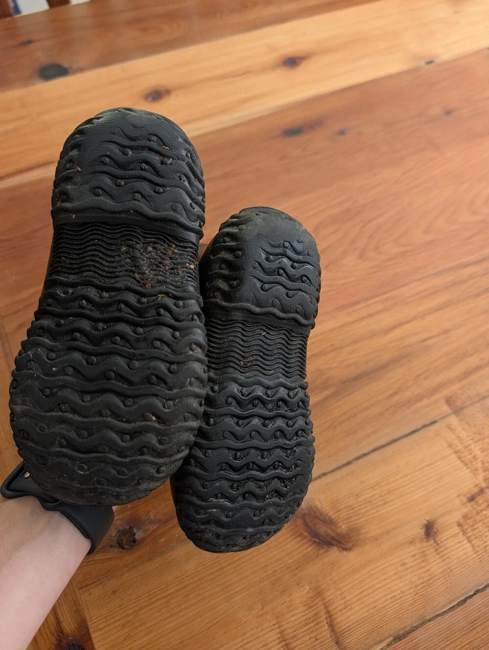 Kids Black Insulated Waterproof Rain & Snow Boots with Pull Tabs